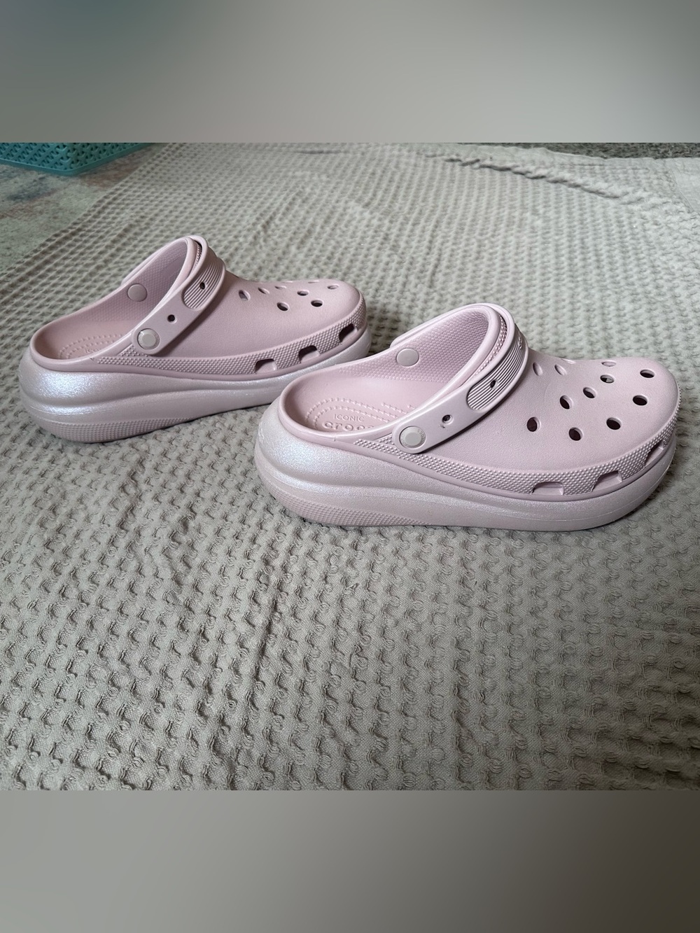 CROCS Crush Clog w/ Platform - Pale Pink - Picture 7 of 8